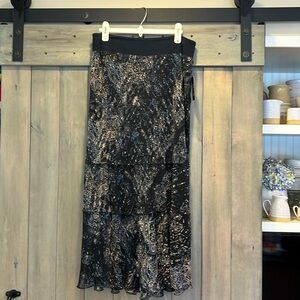 Nic & Zoe 3-Tiered Skirt NWT